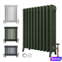 Heating battery Derby 3D Model Vray, Corona