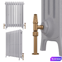 Heating battery Derby 3D Model Vray, Corona