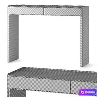 Laskasas Samos Console Table 3D Model Vray, Corona