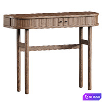 Console Calary mit geriffelter Front 3D Model Corona