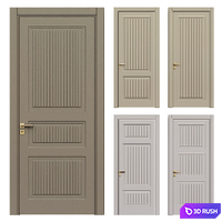 Classic door - interior door 078 3D Model Vray, Corona