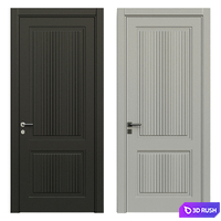 Classic door - interior door 078 3D Model Vray, Corona