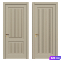 Classic door - interior door 078 3D Model Vray, Corona