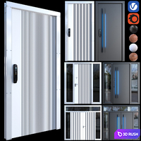 DC door vol 09 3D Model Vray, Corona