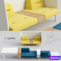 Ophelis Docks Lounge 3D Model Vray