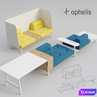 Ophelis Docks Lounge 3D Model Vray