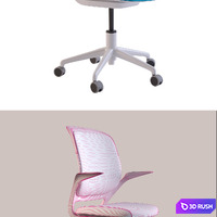 SteelCase Cobi Office Chair 3D Model Corona