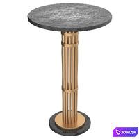 Janis Bar Table 3D Model Vray