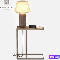 Kathy Kuo - Brass Side Table 3D Model Vray