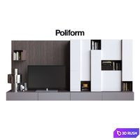 POLIFORM VARENNA SISTEMI GIORNO SINTESI 3D Model Corona