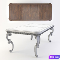 Dining table bernhardt furniture villa medici 3D Model Vray