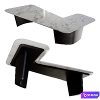 Minotti / Song Corner Console 3D Model Corona