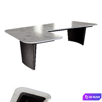 Minotti / Song Corner Console 3D Model Corona