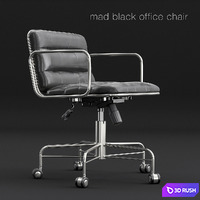 CB2 office furniture 3D Model Corona