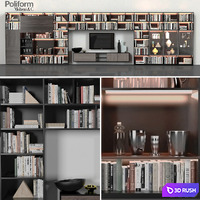 Poliform_MOLTENI_C 3D Model Vray, Corona