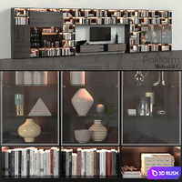 Poliform_MOLTENI_C 3D Model Vray, Corona