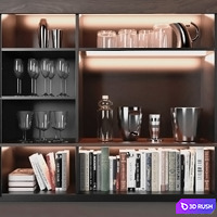 Poliform_MOLTENI_C 3D Model Vray, Corona
