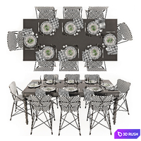 Decor Set_ EICHHOLTZ 3D Model Vray