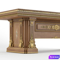 A writing desk in the classical style of Francesco Molon 3D Model Vray, Corona