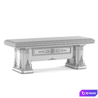 A writing desk in the classical style of Francesco Molon 3D Model Vray, Corona