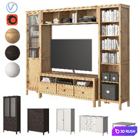 Ikea Hemnes Furniture 3D Model Vray, Corona