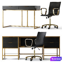 Crate and Barrel Oxford Home Office
