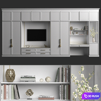 Furniture composition 49 3D Model Vray