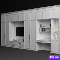 Furniture composition 49 3D Model Vray