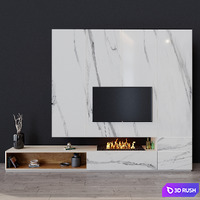 TV Set 46 3D Model Vray, Corona