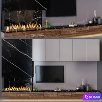 TV Set 67 3D Model Vray, Corona