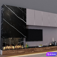 TV Set 67 3D Model Vray, Corona