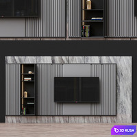 TV Zone 38 3D Model Vray, Corona