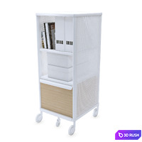 Ikea Bekant Storage unit 3D Model Vray