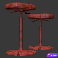 Steelcase - B - Free Sit Stand Collection 3D Model Vray, Corona