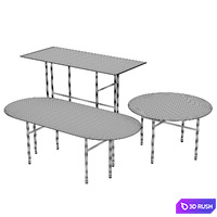 Snaregade table 3D Model Corona