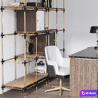 Delightfull Essential Home Luxxu Office collection 3D Model Corona