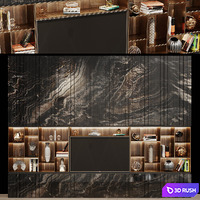 TV Set 95 3D Model Vray, Corona