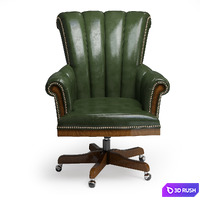 Bicester desk &amp; game chair 3D Model Corona