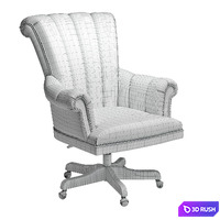 Bicester desk &amp; game chair 3D Model Corona