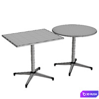 Bistro table 3D Model Corona