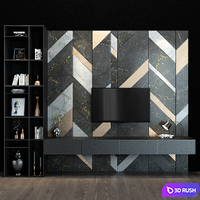 TV shelf 74 3D Model Vray