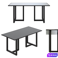 Riverdale Table by NV Gallery 3D Model Vray, Corona