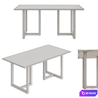 Riverdale Table by NV Gallery 3D Model Vray, Corona