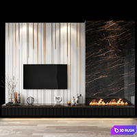 Tv Set 3 3D Model Vray, Corona