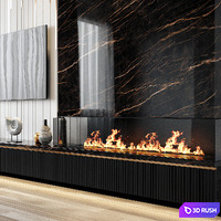 Tv Set 3 3D Model Vray, Corona