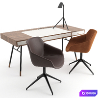 Office Set by BoConcept 3D Model Corona