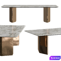 Visionnaire Galitsin Table 3D Model Vray, Corona