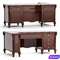 Work table for office from Deni-Art 3D Model Vray