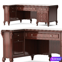 Work table for office from Deni-Art 3D Model Vray