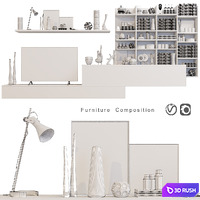 Gruppo Tomasella | Set 16 3D Model Vray, Corona